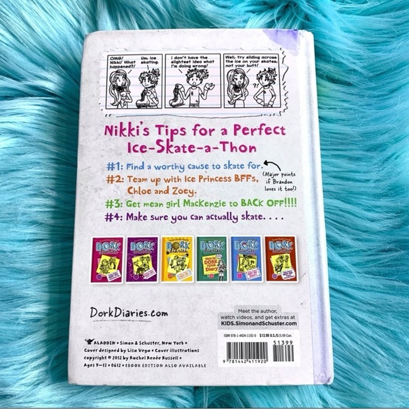 ⭐️Dork Diaries #4 Tales From A Not So Graceful Ice Princess Rachel Renée Russell - Picture 2 of 4